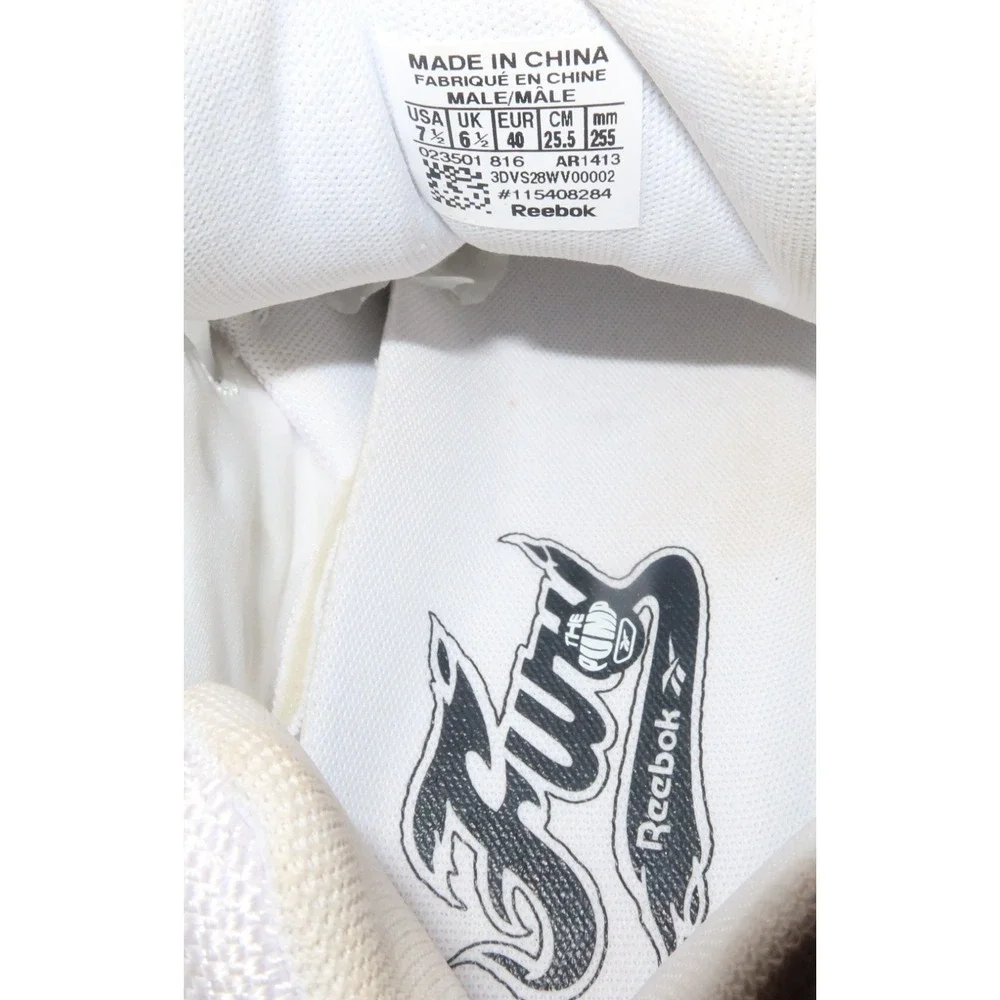 Reebok InstaPump Fury OB Mens Custom Fit Classic Shoes - Black & White 7.5